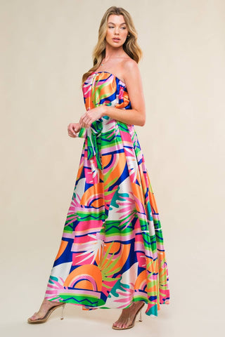 Sunset Mosaic Dress