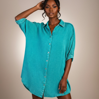 Azurine Dream Shirt Dress