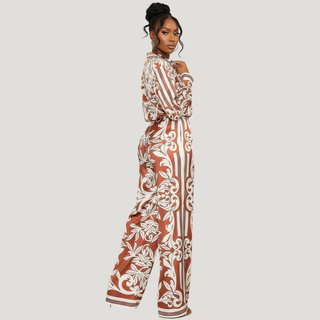 Fall In The City Satin Set