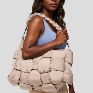 Geneva Hobo Bag-(Nude)