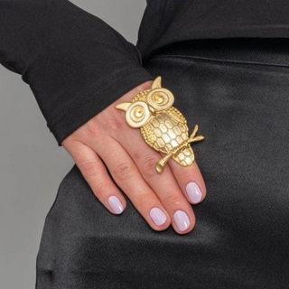 The Nocturna Owl Ring
