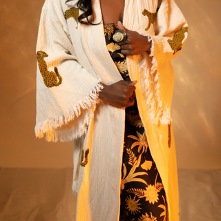 Sahara Leopard Kimono