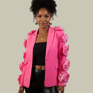 A Rose is Still A Rose Jacket - La Luz Boutique