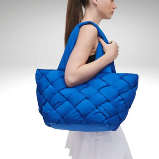 Amel Tote- Blue - La Luz Boutique