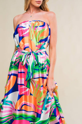 Sunset Mosaic Dress