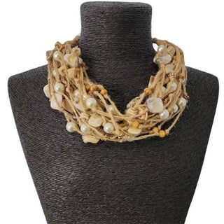 Cadiz Shell Necklace - La Luz Boutique