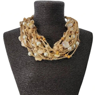 Cadiz Shell Necklace - La Luz Boutique