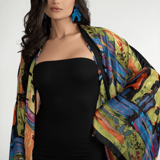 Cafe Evening Kimono - La Luz Boutique