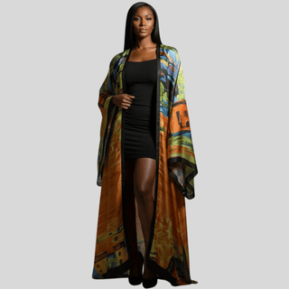 Cafe Evening Kimono - La Luz Boutique
