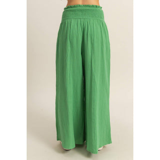 Daydreamer Green Wide Leg Pants