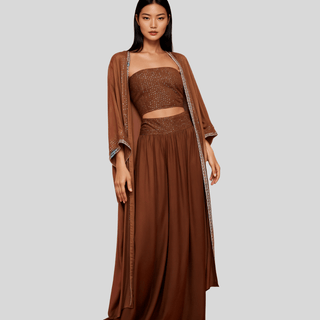 Cocoa Mirage Kimono - La Luz Boutique