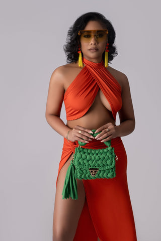 Coral Cove Wrap Around Set - La Luz Boutique