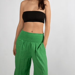 Daydreamer Green Wide Leg Pants - La Luz Boutique
