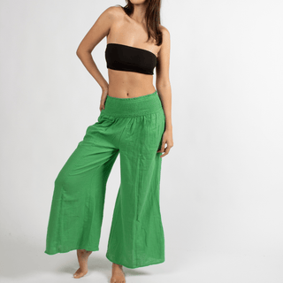 Daydreamer Green Wide Leg Pants - La Luz Boutique