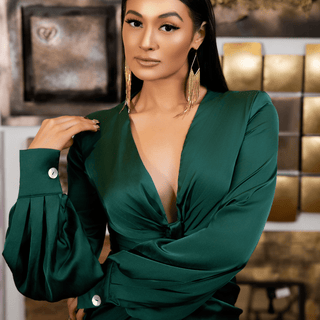 Greensleeves Dress - La Luz Boutique