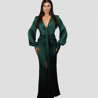 Greensleeves Dress - La Luz Boutique