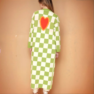 Hearts Aflame Maxi Cardigan - La Luz Boutique