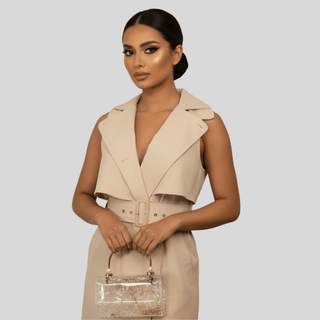 Istria Trench Midi Dress - La Luz Boutique