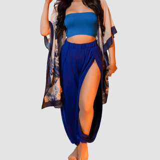 Jeannie's Side Split Pants - La Luz Boutique