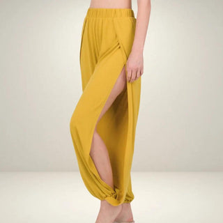 Jeannie's Side Split Pants - La Luz Boutique