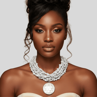 Leila Statement Necklace - La Luz Boutique