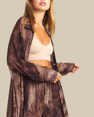 Mocha Dreams 2 Piece Shirt and Pants Set - La Luz Boutique