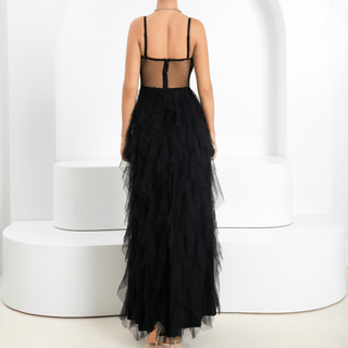 Noir Allure Corset Dress - La Luz Boutique