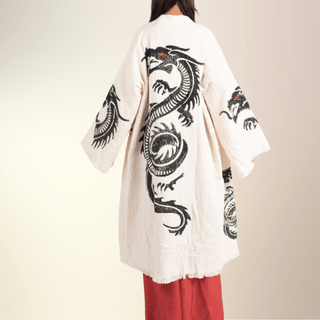 Red Dragon Kimono - La Luz Boutique