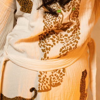 Sahara Leopard Kimono - La Luz Boutique