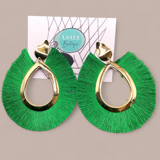 Samba Fringe Statement Earrings - La Luz Boutique
