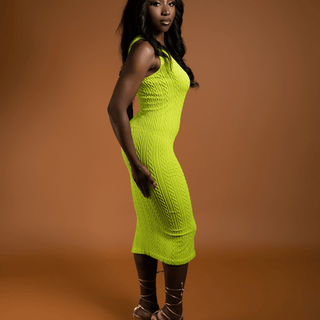 See Me Coming Midi Dress - La Luz Boutique