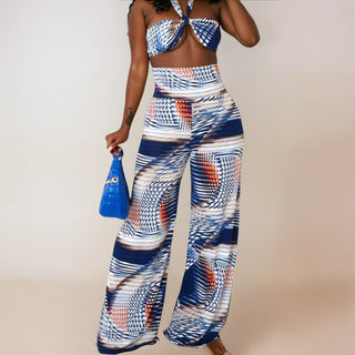 Set Sail 2 Piece Pant Set - La Luz Boutique