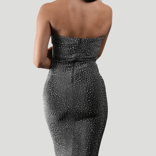 Starlit Siren Mid Dress - La Luz Boutique