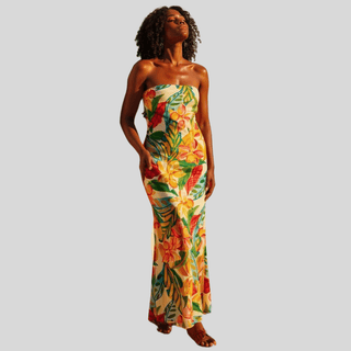 Summer Garden Maxi Dress - La Luz Boutique