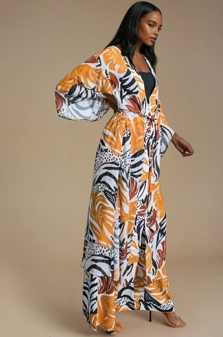 Sunset Serenade Kimono - La Luz Boutique