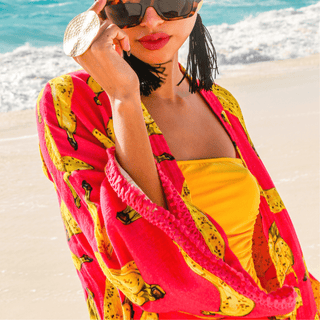 That's Bananas Kimono - La Luz Boutique