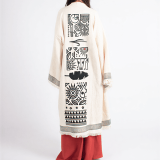Tribal Sunrise Kimono - La Luz Boutique