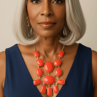 Tulum Red Necklace - La Luz Boutique