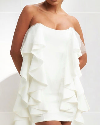 When Doves Cry Mini Dress - La Luz Boutique