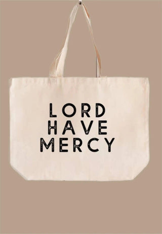 XL 'Lord Have Mercy' Tote - La Luz Boutique