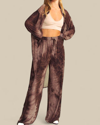 Mocha Dreams 2 Piece Shirt and Pants Set