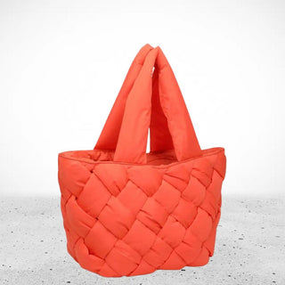 Amel Tote- Tangerine - La Luz Boutique