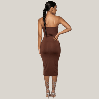 Baliara Bodycon Midi Dress - La Luz Boutique