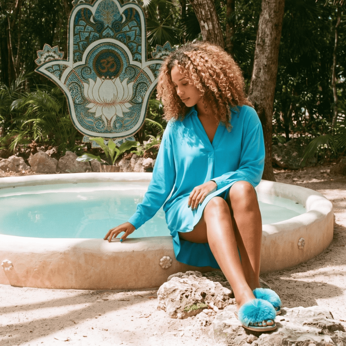 Biarritz Tides Tunic - La Luz Boutique