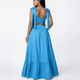 Bimini Blue Skirt Set - La Luz Boutique