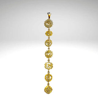 Chakra Brass Necklace