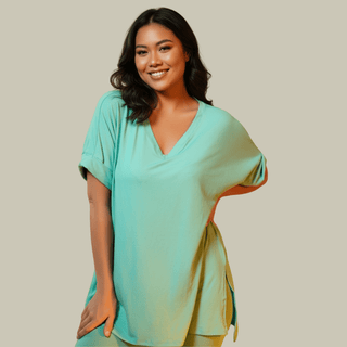 Chill Day 2 Piece Set - Mint - La Luz Boutique