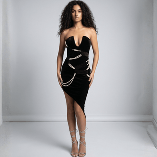 Clutching Pearls Midi Dress - La Luz Boutique