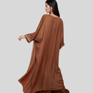 Cocoa Mirage Kimono - La Luz Boutique