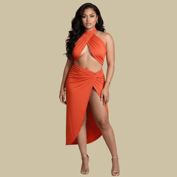 Coral Cove Wrap Around Set - La Luz Boutique